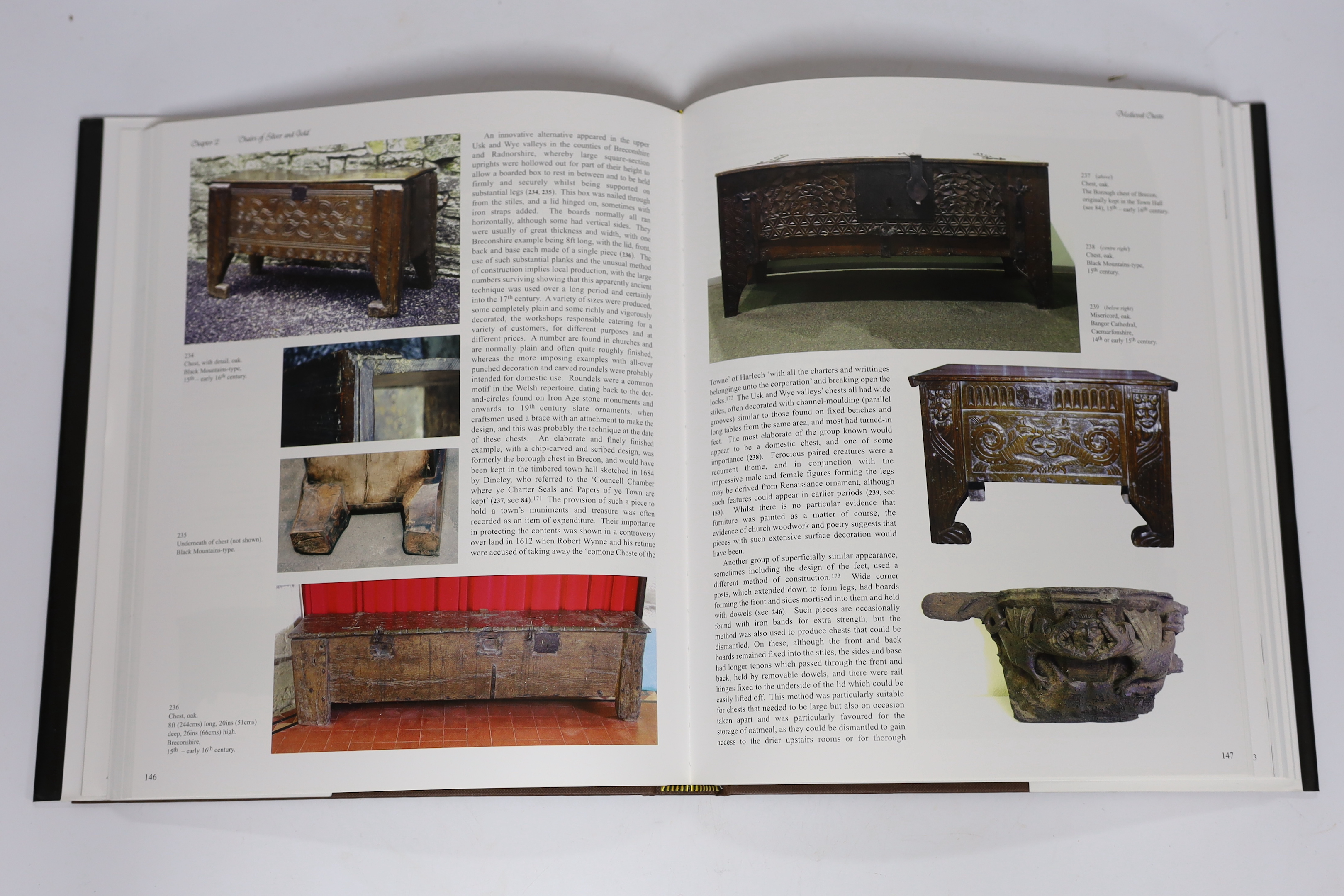 Bebb, Richard - Welsh Furniture 1250-1950: A Cultural History of Craftsmanship and Design, 2 vols, 2007, in slip case